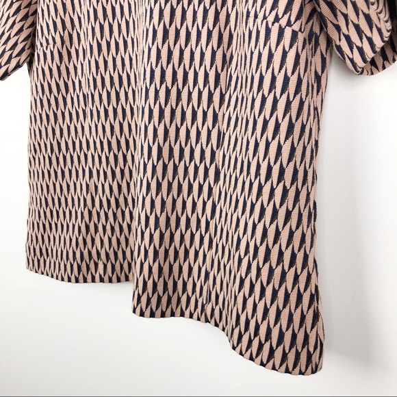 Ann Taylor Top with patterns - orange and black - Picture 3 of 6